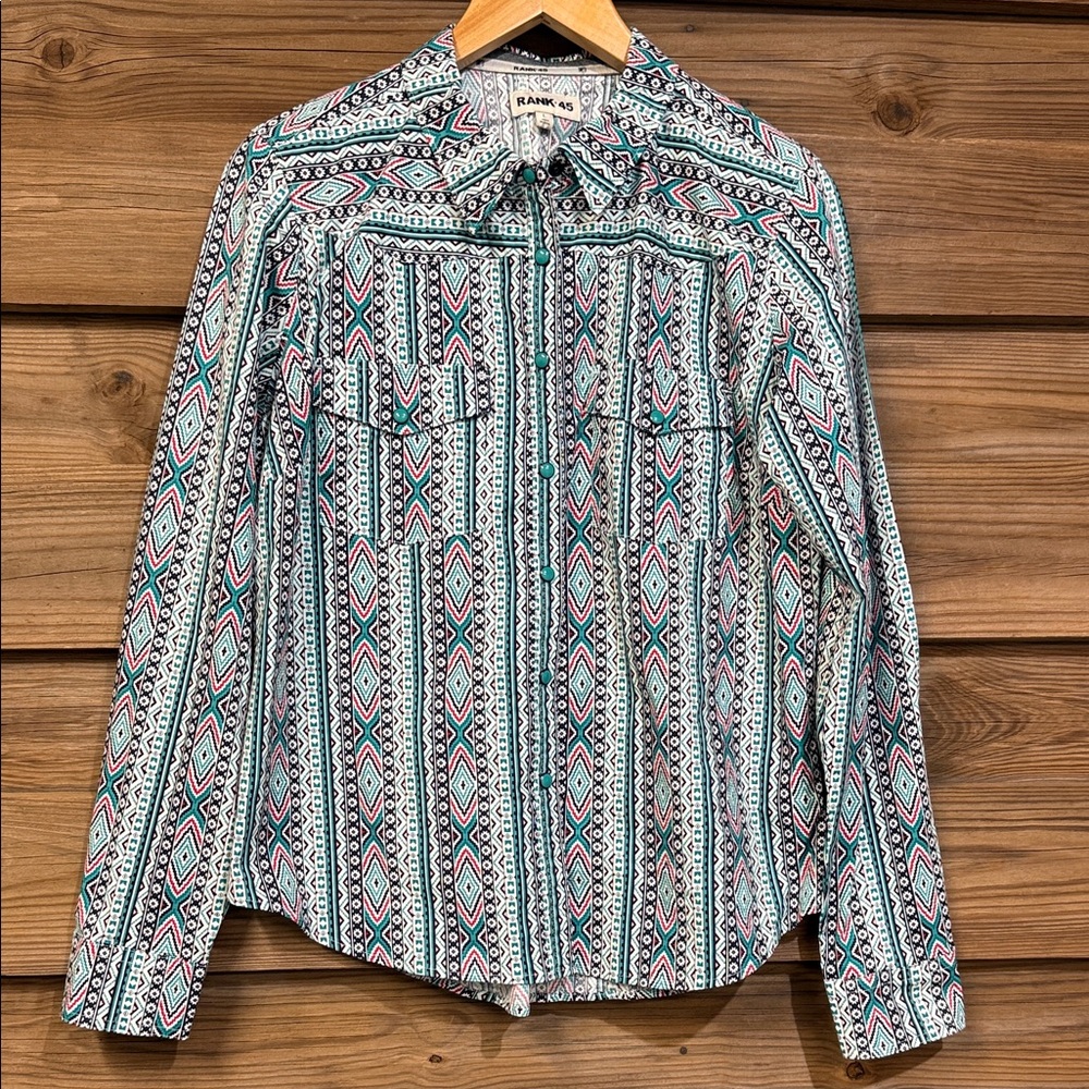 Rank 45 Pearl Snap Shirt